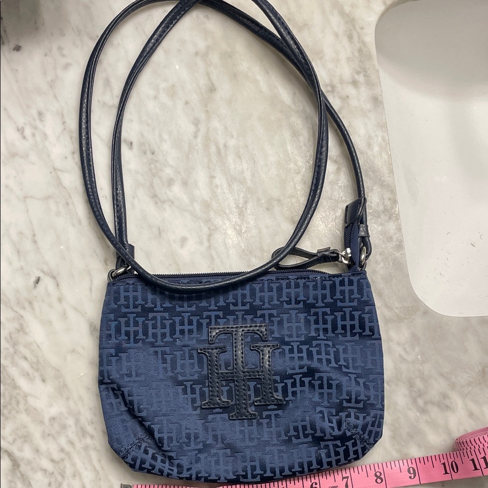 Tommy Hilfiger Blue Logo Crossbody Bag